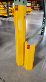 Save-Ty Yellow 12" Side Mounted Post Protector 3 1/8" Opening