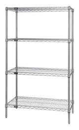 WR63-1460C Chrome Wire Shelving Unit 14"D x 60"W x 63"High