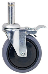 Conductive Swivel Stem Caster Set 5"x1-1/4"