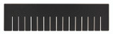 DL93060CO Conductive Long Divider for Dividable Grid Containers - Carton of 6 Long Dividers