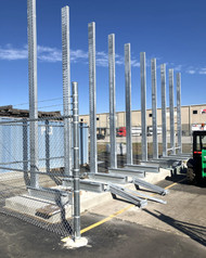 Built to Brave the Elements: Galvanized Cantilever Racking for Outdoor Lumber Storage