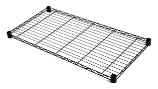 Black Epoxy Wire Shelving