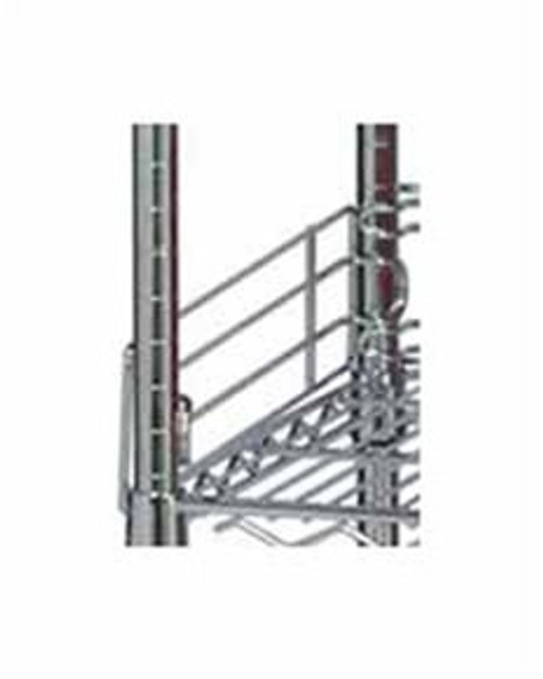 Chrome Wire Shelf Side Ledge 21"x4"