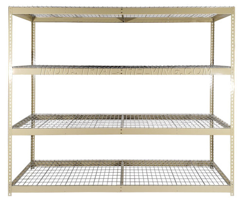 60H x 96W x 24D Premium Rivet Shelving