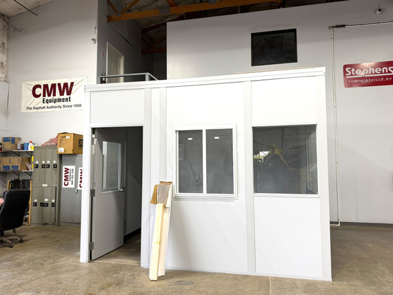 Creating Storage and Work Space with a Modular Office for CMW Equipment