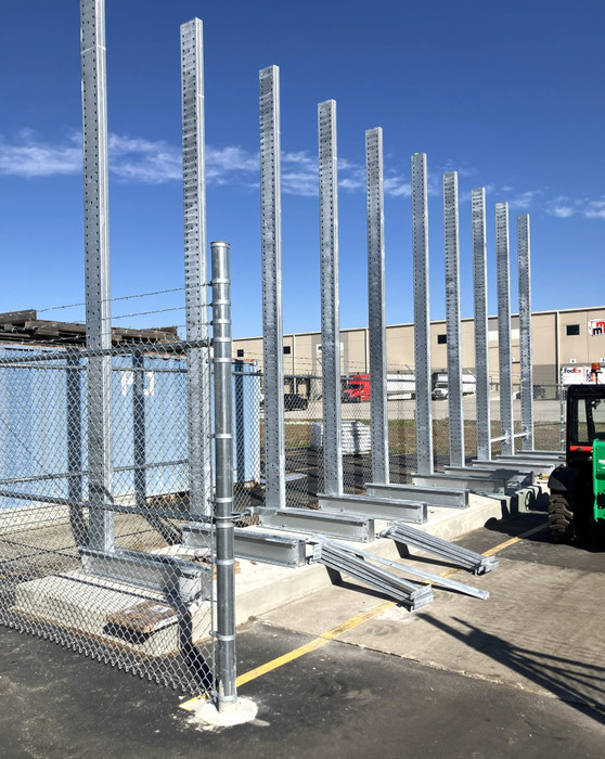 Built to Brave the Elements: Galvanized Cantilever Racking for Outdoor Lumber Storage