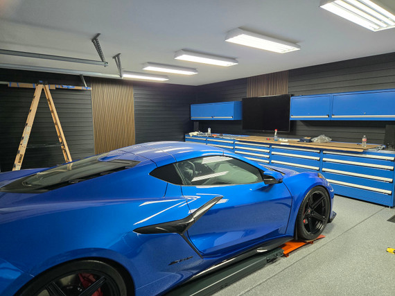 A Dream Space for a Car Enthusiast: Designing a Custom High-End Garage Experience