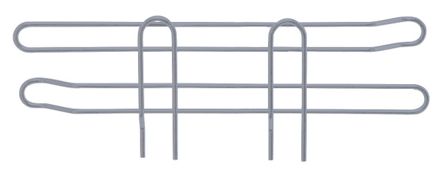 SL14GY Chrome Wire Shelf Side Ledge 14"x4"