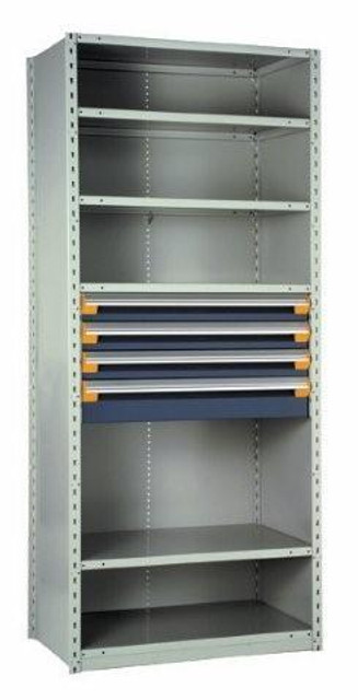 Drawers in Shelving