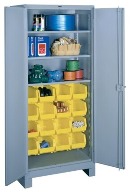 1123 Lyon All Welded Shelf-Bin Cabinet