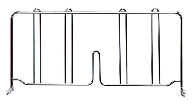 Chrome Wire Shelf Divider 18"x8"