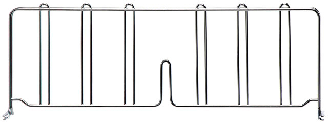 Chrome Wire Shelf Divider 24"x8"