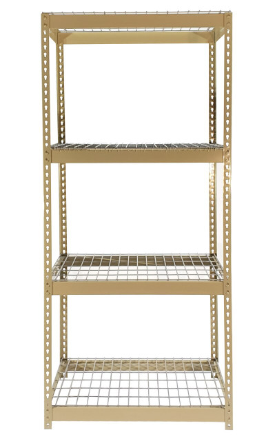 Rivet Rack Unit 48Wx24Dx84H with 4 levels with Wire