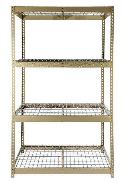 Rivet Rack Unit 48Wx24Dx84H with 4 levels with Wire