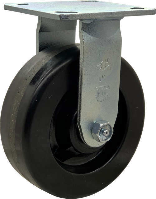 6" x 2" Rigid Caster with Top Plate 4" x 4-1/2" 6" x 2" Rigid Caster with Top Plate 4" x 4-1/2"