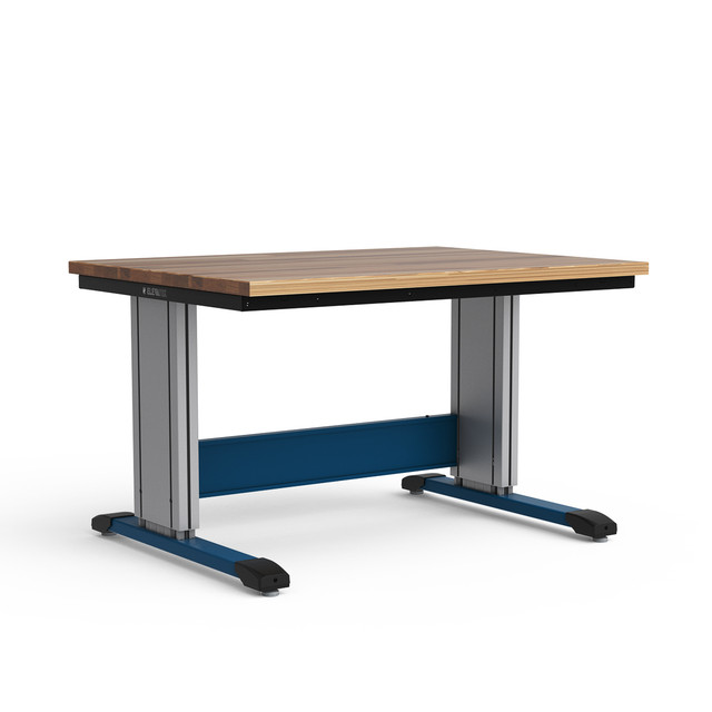 ElevaTek 48"Wx36"Dx29"-45"H Stationary Manual Height-Adjustable Cantilever Workstation ElevaTek 48"Wx36"Dx29"-45"H Stationary Manual Height-Adjustable Cantilever Workstation
