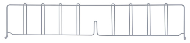 DIV36GY Chrome Wire Shelf Divider 36"x8"