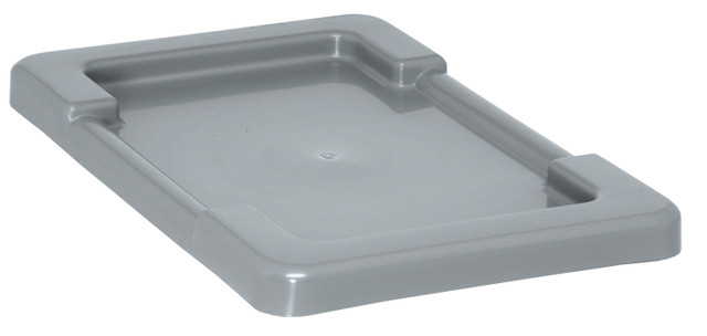 LID1711GY Lug Lid, fits TUB1711-8 and TUB1711-12, gray polypropylene, Made in USA