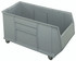 QRB216MOBGY RackBin 42" Container, mobile, 47-7/8"L x 19-7/8"W x 20-1/2"H, 180 lbs. capacity, includes (8) 1/4" drill hole pattern on bottom of bin for easy hole insertion for drainage and air circulation if needed and casters