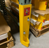 Save-Ty Yellow 18" Bolt On Post Protector 3.25" Opening