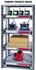 *GENERIC PRODUCT IMAGE - Representative MECO roll-out rack. RSR336-3 includes 3 roll-out shelves plus 1 fixed top shelf (4 total levels).