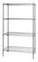 Chrome Wire Shelving Unit 18"D x 30"W x 54"High