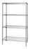 WR54-2430C Chrome Wire Shelving Unit 24"D x 30"W x 54"High