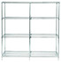 Chrome Wire Shelving Add-On 12"D x 42"W x 54"High