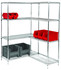 Chrome Wire Shelving Add-On 12"D x 48"W x 54"High