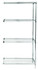 Chrome Wire Shelving Add-On 12"D x 72"W x 54"High