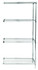 Chrome Wire Shelving Add-On 18"D x 24"W x 54"High