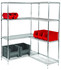 AD54-1872C Chrome Wire Shelving Add-On 18"D x 72"W x 54"High