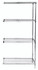 AD74-2130C Chrome Wire Shelving Add-On 21"D x30"W x 74"High