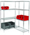 Chrome Wire Shelving Add-On 21"D x36"W x 74"High