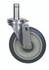 WR-00HS Stainless Steel Swivel Stem Caster Set 5"x1-1/4"