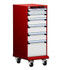 L3BBD-4001 Mobile L Cabinet 18"x21"x45-1/8"H with 6 Drawers