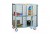 SC-3048-6PPY Heavy-Duty Visible Mobile Storage Locker with 1  Center Shelf 48"W x 30"D x 56"H