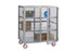 SC2-3048-6PPY Heavy-Duty Mobile Storage Locker with 2 Center Shelves 48"W x 30"D x 56"H