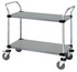 WRSC-1836-2SS Stainless Steel Utility Cart with Adjustable Shelves