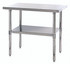 SST-2436U Stainless Steel Work Table with Adjustable Undershelf