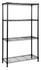 WR54-2460BK Black Wire Shelving Unit 60"W x 24"D x 54"High