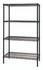 WR74-1836BK Black Wire Shelving Unit 36"W x 18"D x 74"High