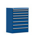 R5AHE-5873-ST055 Blue Stationary Cabinet with 8 Divided Drawers (145 compartments)