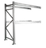 Galvanized Pallet Rack Add-On Unit 48"Wx24"Dx96"H with 3 Levels