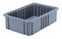 DG92050GYCS Dividable Grid Container, 16-1/2"L x 10-7/8"W x 5"H, gray, Made in USA