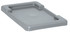LID1711GY Lug Lid, fits TUB1711-8 and TUB1711-12, gray polypropylene, Made in USA