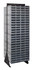 QIC-270-83GY Interlocking Storage Cabinets Floor Stand, double sided, 24"D x 23-5/8"W x 75"H, 750 lbs. load capacity, includes: (24) QIC-83, (192) gray drawers, 14 gauge steel, black coated finish