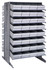 QPRD-606GY Pick Rack, slopped, double sided, 36"L x 36"W x 60"H, 800 lbs. capacity, (16) shelves configuration, includes: (64) QED606 gray bins