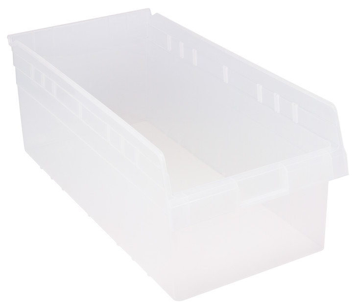 QSB816CLCS Quantum 8" Store-More Shelf Bins 23-5/8" x 11-1/8" x 8"