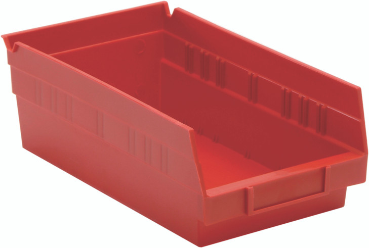 QSB102RDCS Quantum 4" Economy Shelf Bins 11-5/8" x 6-5/8" x 4"
